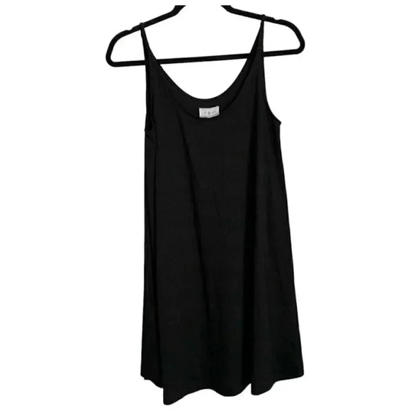 🌞 Lou & Grey Black Dress Size Small with Spaghetti Straps LBD - Picture 1 of 3